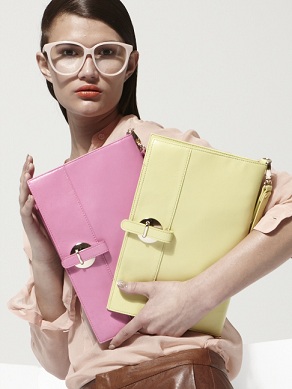 Object by George Antonopoulos for Danier Leather clutches